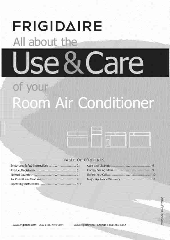 Frigidaire Air Conditioner Air Conditioner-page_pdf